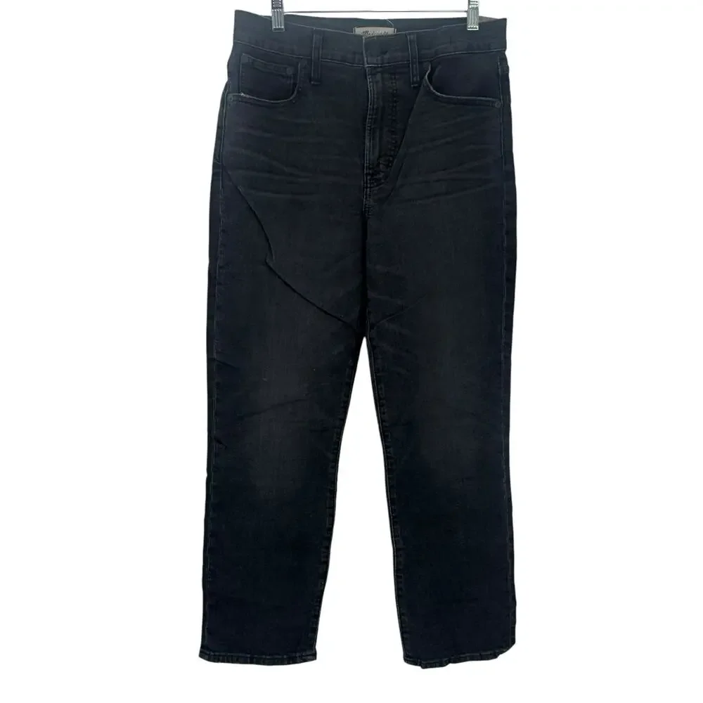 Madewell The Perfect Vintage Jeans Tapered Leg in Sumner Wash Size 28 NWT_13